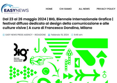 Dal 23 al 26 maggio 2024 arriva BIG, Biennale Internazionale Grafica