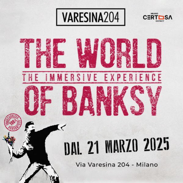 La mostra “The World of Banksy” arriva nel Milano Certosa District