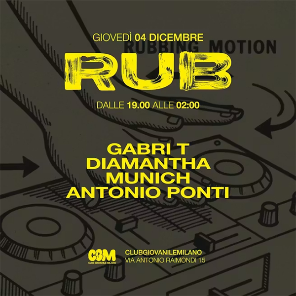 RUB @ Club Giovanile Milano
