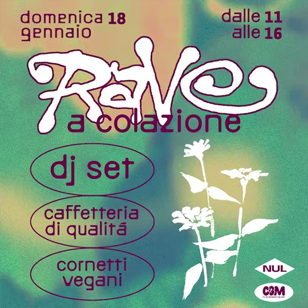 Rave a colazione + Talk @ Club Giovanile Milano